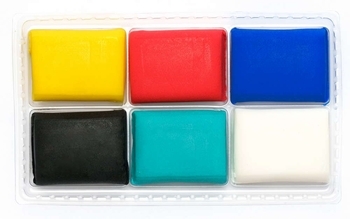 Полімерна глина Школярик, 6 кольорів - Pampik - 2