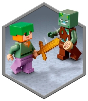 Конструктор LEGO Minecraft Кораловий риф, 92 дет. (21164) - Pampik - 10