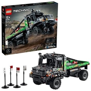 Конструктор LEGO Technic Повнопривідна вантажівка для випробувань Mercedes-Benz Zetros, 2110 деталей (42129) - Pampik - 2