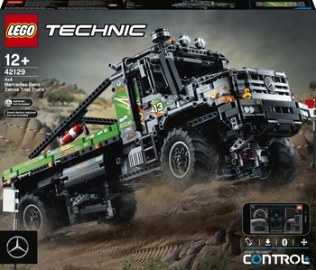 Конструктор LEGO Technic Повнопривідна вантажівка для випробувань Mercedes-Benz Zetros, 2110 деталей (42129) - Pampik