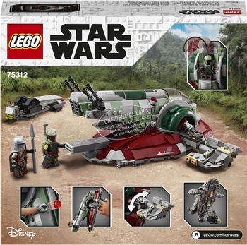 Конструктор LEGO Star Wars Зореліт Боби Фетта, 593 деталей (75312) - Pampik - 6