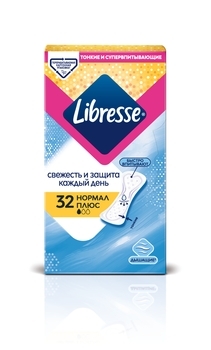 Ежедневные прокладки Libresse Daily Fresh Plus Normal, 32 шт. - Pampik - 2