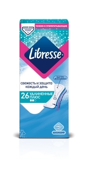 Ежедневные прокладки Libresse Dailyfresh Long Plus, 26 шт. - Pampik - 2