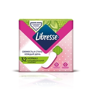 Ежедневные прокладки Libresse Daily Fresh Normal, 32 шт. - Pampik - 2