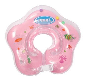 Круг для купання Lindo, жовтий (LN-1559) - Pampik