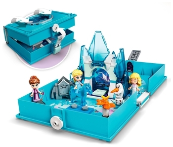 Конструктор LEGO Disney Princess Книга казкових пригод Ельзи і Нока, 125 дет. (43189) - Pampik - 3