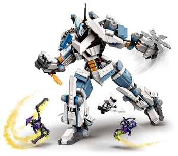 Конструктор LEGO Ninjago Битва робота-титана Зейна, 840 дет. (71738) - Pampik - 3