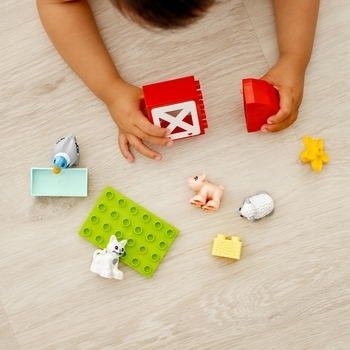 Конструктор LEGO DUPLO Town Догляд за тваринами на фермі, 11 деталей (10949) - Pampik - 15