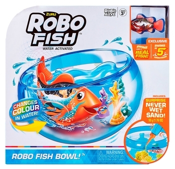Інтерактивна іграшка Pets & Robo Alive Роборибка в акваріумі (7126) - Pampik