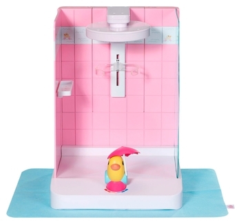 Автоматична душова кабінка для ляльки Zapf Baby Born Купаемся з уточкой (830604) - Pampik