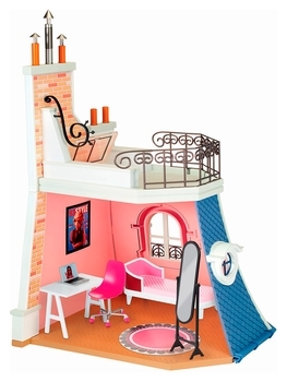 Ігровий набір Miraculous Леді Баг і Супер-Кіт 2 в 1, Спальня і балкон Марінетті (50660) - Pampik