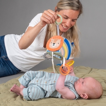 Розвиваюча іграшка-кубик Taf Toys Веселі звірятка Саванна (12755) - Pampik - 3