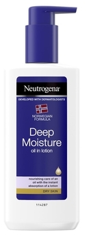 Лосьйон для тіла Neutrogena® Глибоке зволоження, з маслом, 250 мл - Pampik