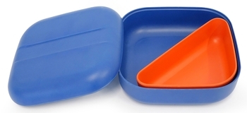 Ланч-бокс Ekobo Go Square Bento, синій (70176) - Pampik - 3