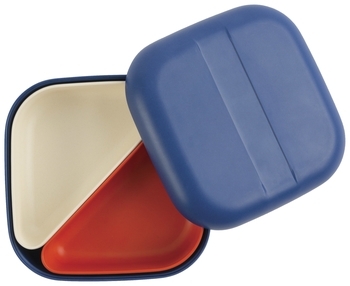 Ланч-бокс Ekobo Go Square Bento, синій (70176) - Pampik