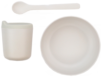 Набор посуды Ekobo Bambino Baby Feeding Set - Cloud, голубой (71722) - Pampik