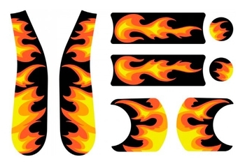 Стікери Doona Liki Flames (SP555-99-020-000) - Pampik