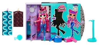 Игровой набор с куклой L.O.L. Surprise O.M.G S3 Диско-Скейтер с аксессуарами (567196) - Pampik - 7