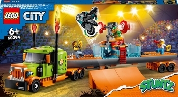 Конструктор LEGO City Stuntz Вантажівка для шоу каскадерів (60294) - Pampik