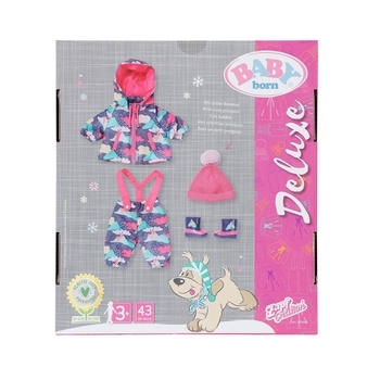 Набір одягу для ляльки Zapf Baby Born Deluxe Снігова зима (830062) - Pampik - 9
