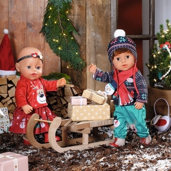 Набір одягу і аксесуарів для ляльки Zapf Baby Born Адвент Календар (830260) - Pampik - 10