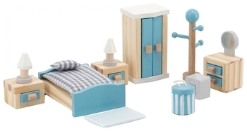 Деревянная мебель для кукол Viga Toys PolarB Спальня (44035) - Pampik