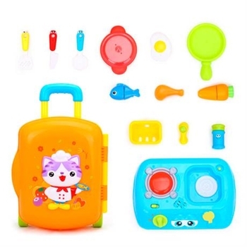 Ігровий набір Hola Toys Валіза кухаря (3108) - Pampik - 2
