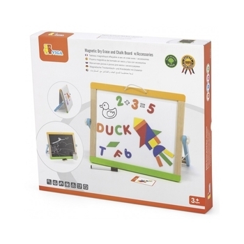Доска магнитно-маркерная Viga Toys на подставке (44545) - Pampik
