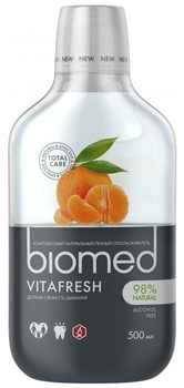 Подарок. Антибактериальный ополаскиватель для полости рта Biomed Vitafrash Цитрус для свежести дыхания, 500 мл - Pampik - 2