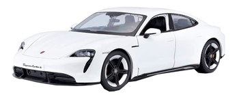 Автомодель Bburago Porsche Taycan Turbo S, білий (18-21098) - Pampik