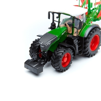 Модель Bburago Трактор Fendt 1050 Vario c роторними валковими граблями (18-31665) - Pampik - 2