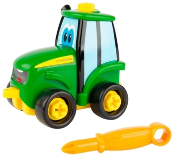 Конструктор John Deere Kids Збери трактор з викруткою (47208) - Pampik