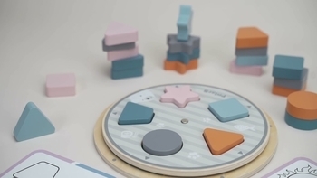 Деревянная игра-сортер Viga Toys PolarB Фигуры (44050) - Pampik - 3