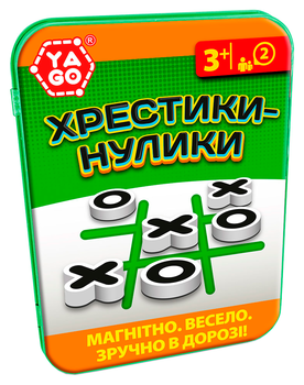 Магнітна гра YaGo Хрестики-нулики (40110) - Pampik