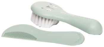 Щетка и расческа Suavinex, зеленый (400265/1) - Pampik
