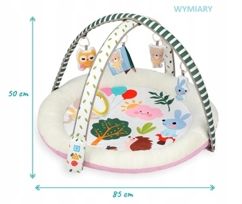 Килимок Qkids Park, білий (MAED00007) - Pampik - 4