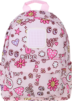 Рюкзак Upixel Funny Square Cartoon, розовый (WY-U18-001B) - Pampik