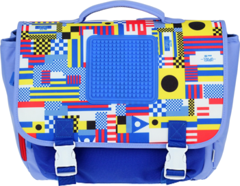 Рюкзак Upixel O-Kid Geometry, синий (WY-U18-013M) - Pampik