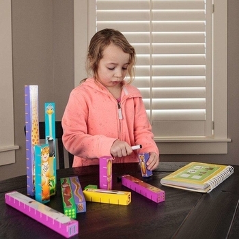 Набір для навчання рахунку Звірята Fat Brain Toys Inchimals (F038ML) - Pampik - 11