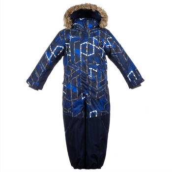 Комбинезон Huppa BRUCE, для мальчиков, синий с принтом , размер 110 (82535) - Pampik