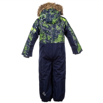 Комбинезон Huppa BRUCE, для мальчиков, тёмно-синий с принтом , размер 110 (82586) - Pampik - 2