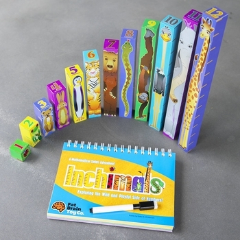Набір для навчання рахунку Звірята Fat Brain Toys Inchimals (F038ML) - Pampik - 9
