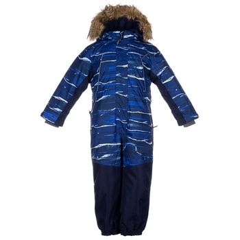 Комбинезон Huppa BRUCE, для мальчиков, темно - синий с принтом , размер 116 (82686) - Pampik