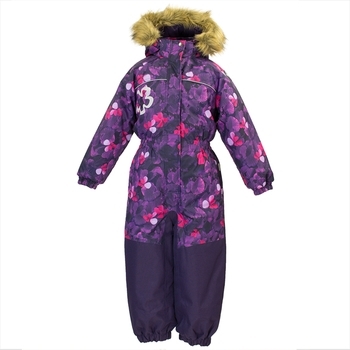 Дитячий комбінезон Huppa CASEY 1, лілoвий з принтом, розмір 104 (81653) - Pampik