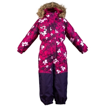 Дитячий комбінезон Huppa CHLOE 1, фуксія з принтом, розмір 116 (81663) - Pampik