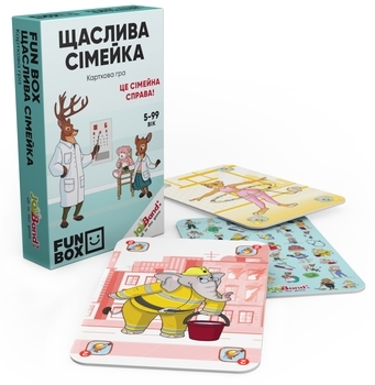 Настільна гра JoyBand FunBox Щаслива сімейка (FB0004) - Pampik