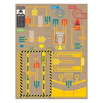 Науковий набір 4M Паперові схеми Світло і звук (00-03429) - Pampik - 3