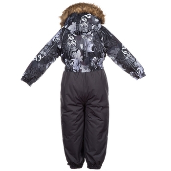 Дитячий комбінезон Huppa WILLY, темно-сірий з принтом / темно-сірий, розмір 116 (82818) - Pampik - 2