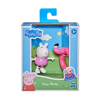 Фігурка Peppa Pig Веселі друзі - Сюзі з кругом фламінго (F2206) - Pampik - 2