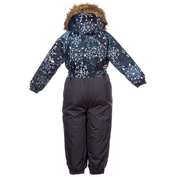 Дитячий комбінезон Huppa WILLY, темно-синій з принтом / темно-сірий, розмір 104 (82086) - Pampik - 3